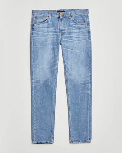 Nudie Jeans Lean Dean Jeans Hidden Tracks – Bleu