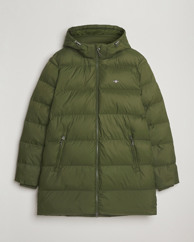 GANT The Active Cloud Mid Length Jacket Country Green – Vert