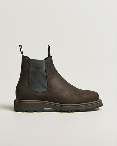 GANT Blisdor Rough Leather Chelsea Boot Dark Brown – Marron