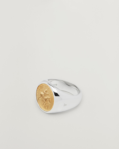 Tom Wood Coin Pinky Ring Silver/Gold – Argent