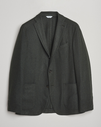 Boglioli K Jacket Wool Herringbone Blazer Hunting Green – Vert