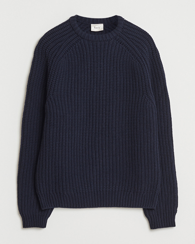 Forét Trip Chunky Rib Knit Navy – Bleu