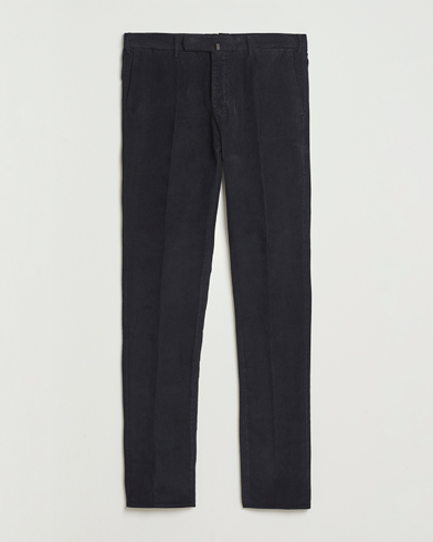 Incotex Slim Fit Baby Corduroy Trousers Navy – Bleu