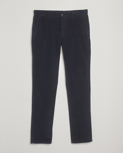 Incotex Slim Fit Leisure Cord Slacks Navy – Bleu