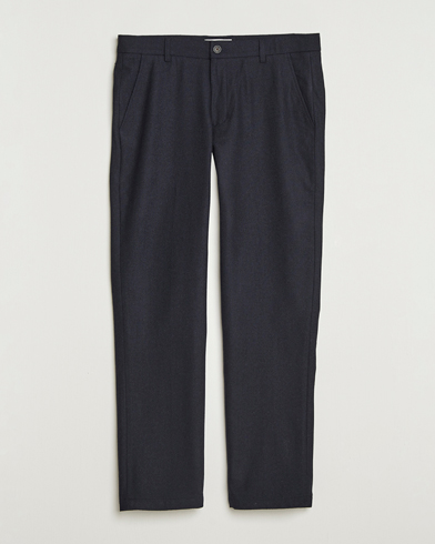 LES DEUX Como Reg Wool Pants Dark Navy – Bleu