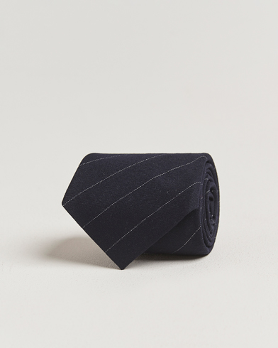 Ralph Lauren Purple Label Wool Pinstripe Tie Navy/Grey – Bleu