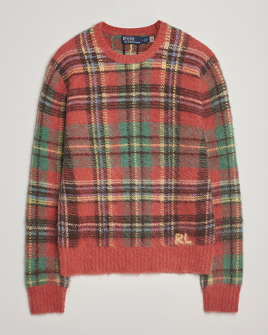 Polo Ralph Lauren Checked Wool Sweater Red Combo – Multicolore