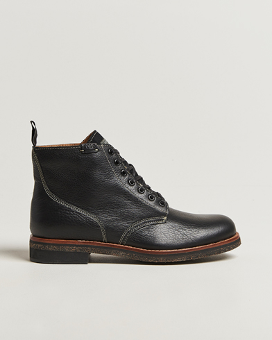Polo Ralph Lauren Radford Oiled Leather Boot Black Calf – Noir