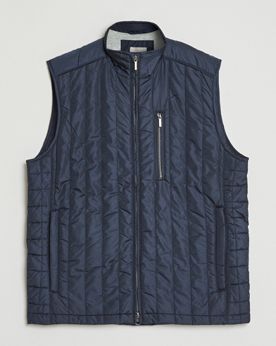 Stenströms Nylon Quilted Light Padded Vest Navy – Bleu