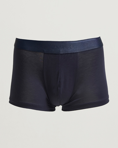 Sunspel Tencel Stretch Trunk Navy – Bleu