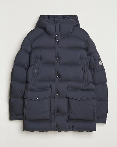 Moncler Loiret Down Parka Navy - Acheter Moncler CareOfCarl.fr.