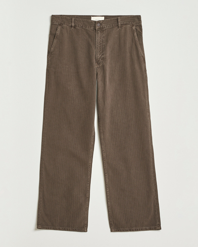 Jeanerica Genua Herringbone Worker Chino Brown – Marron