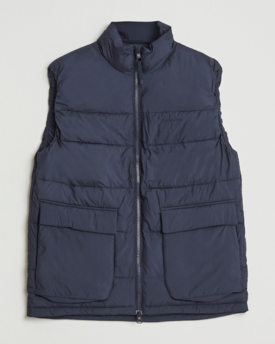 KnowledgeCotton Apparel Puffer Vest Night Sky – Bleu