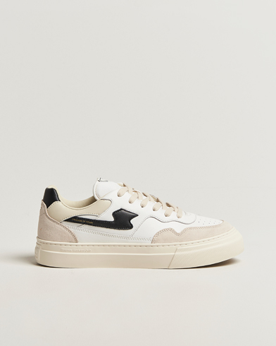 Stepney Workers Club Pearl S-Strike Leather/Suede Mix Sneaker Spring Black – Noir