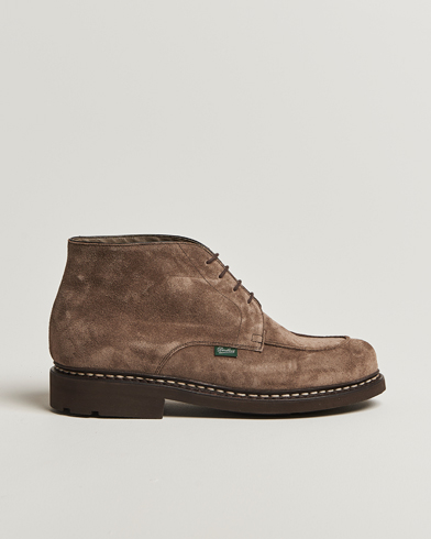 Paraboot Chambord Mid Derby Brown Suede – Marron