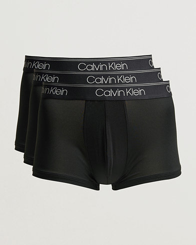 Calvin Klein 3-Pack Micro Stretch Trunk Black – Noir