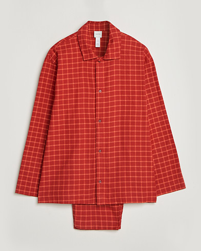 Calvin Klein Flannel Pyjama Set Red – Rouge