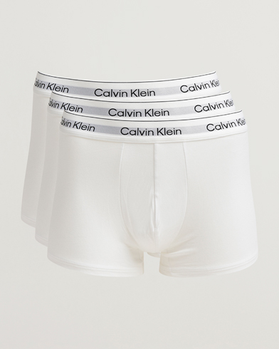 Calvin Klein 3-Pack Icon Cotton Stretch Trunk White – Blanc