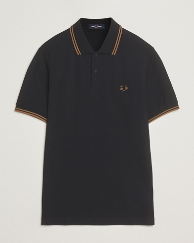 Fred Perry Twin Tipped Polo Shirt Black – Noir