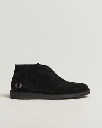 Fred Perry Hawley Suede Chukka Boot Black – Noir