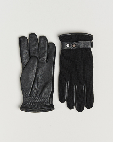 Hestra Christopher Cashmere/Elkskin Glove Black – Noir