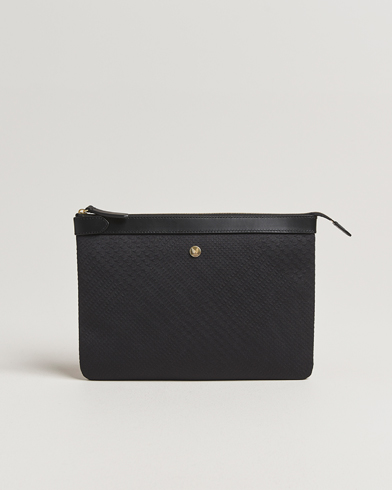 Mismo M/S Nylon Pouch Large Haptic Black/Black – Noir