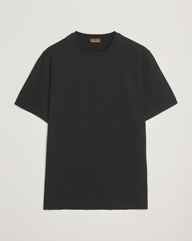 Stenströms Supima Cotton T-Shirt Black – Noir