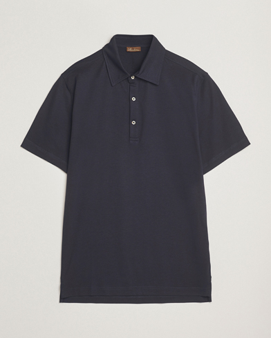 Stenströms Supima Cotton Polo Shirt Navy – Bleu