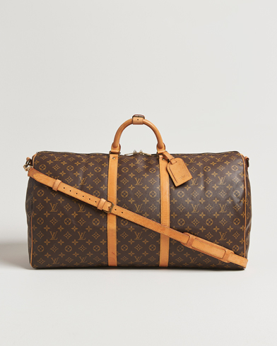 Louis Vuitton Pre-Owned Keepall Bandoulière 60 Monogram – Marron