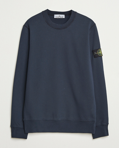 Stone Island Garment Dyed Fleece Sweatshirt Navy – Bleu