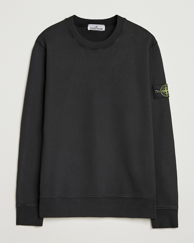 Stone Island Garment Dyed Fleece Sweatshirt Black – Noir