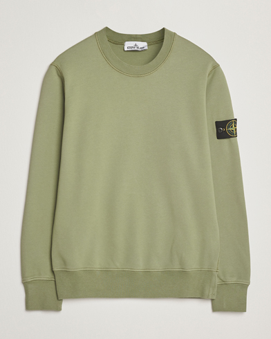 Stone Island Garment Dyed Fleece Sweatshirt Sage – Vert