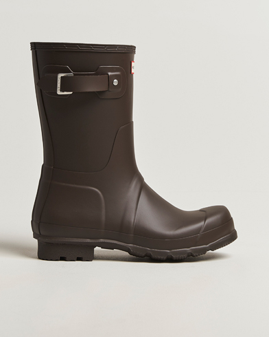 Hunter Boots Original Short Boot Dark Brown – Marron