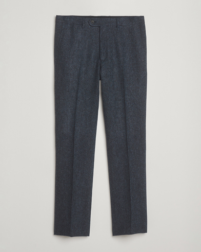 Walker Slater Edward Shetland Wool Donegal Trousers Navy – Bleu