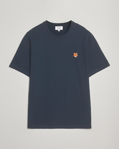 Maison Kitsuné Fox Head T-Shirt Classic Navy – Bleu