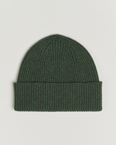 Robert Mackie Clyde Lambswool Beanie Green – Vert