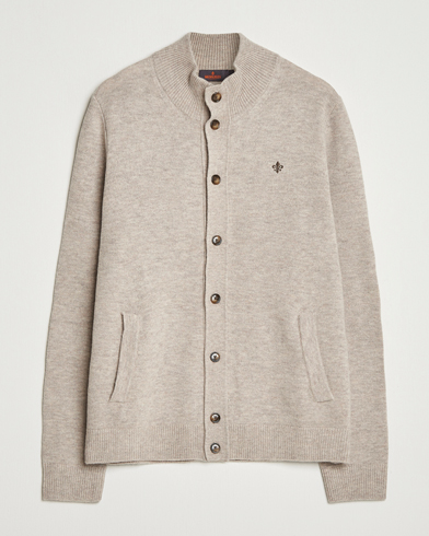 Morris Hertford Button Cardigan Khaki – Beige