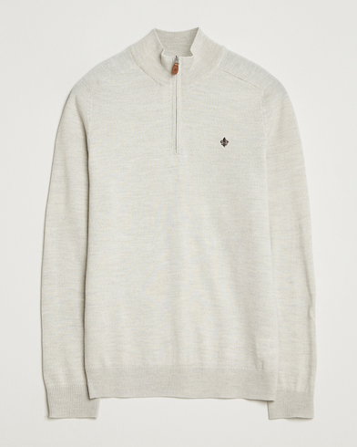 Polo Ralph Lauren Textured Half Zip Deckwash White - Acheter Polo