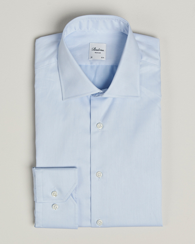 Stenströms Regular Fit Cotton Twill Shirt Blue – Bleu