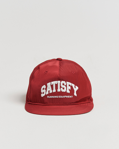Satisfy FliteSilk Running Cap Burgundy – Rouge