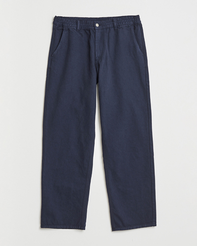 Forét Clay Twill Pants Navy – Bleu