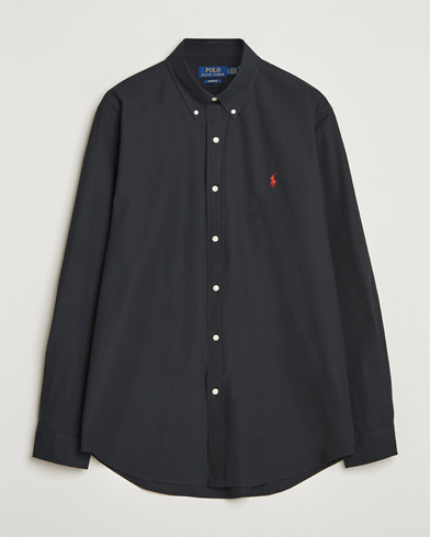 Polo Ralph Lauren Custom Fit Stretch Poplin Shirt Polo Black – Noir