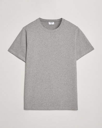 Filippa K Soft Lycra T-Shirt Mid Grey Melange – Gris