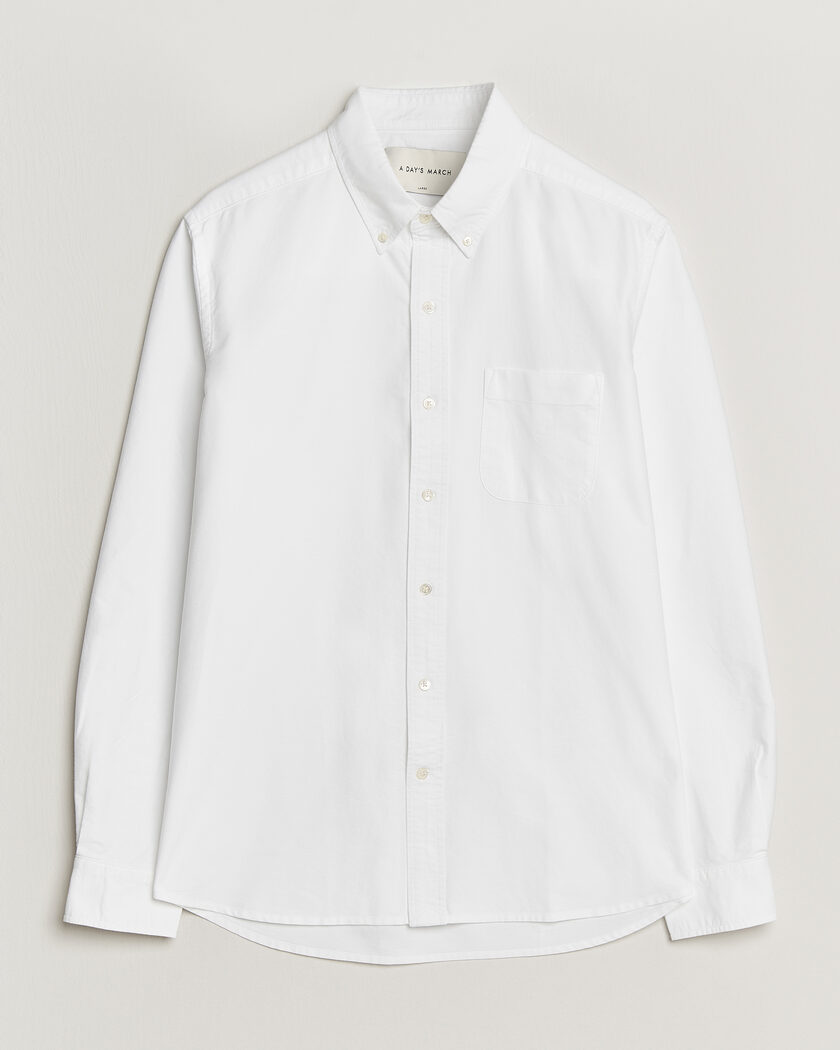 A Day's March Classic Oxford Shirt White – Blanc