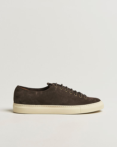 Buttero Tanino Suede Sneaker Dark Brown – Marron