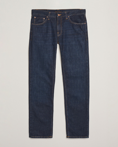 Nudie Jeans Gritty Jackson Jeans Aged Indigo – Bleu