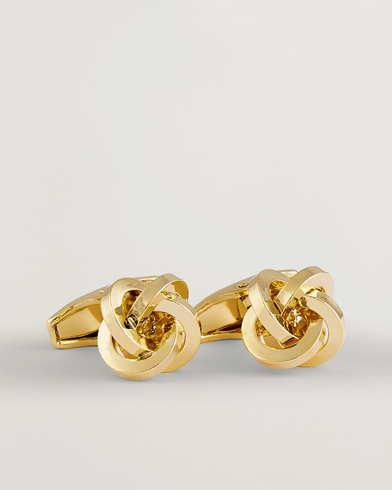 Amanda Christensen Knot Cufflink Gold – Or