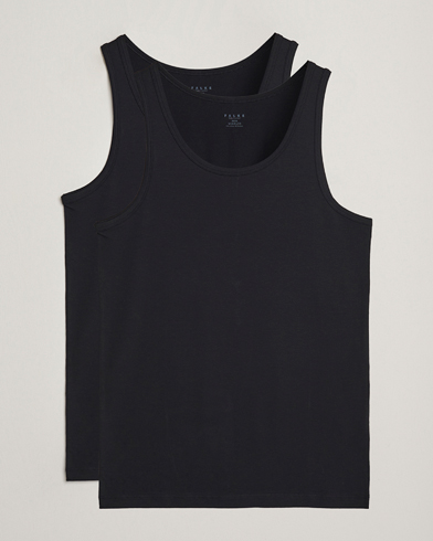Falke 2-Pack Cotton Tank Top Black – Noir