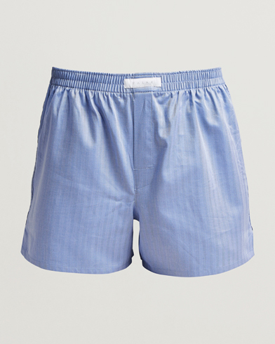 Falke Cotton Woven Boxer Shorts Ocean Blue – Bleu