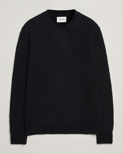 NN07 Lee Wool Knitted Sweater Black – Noir